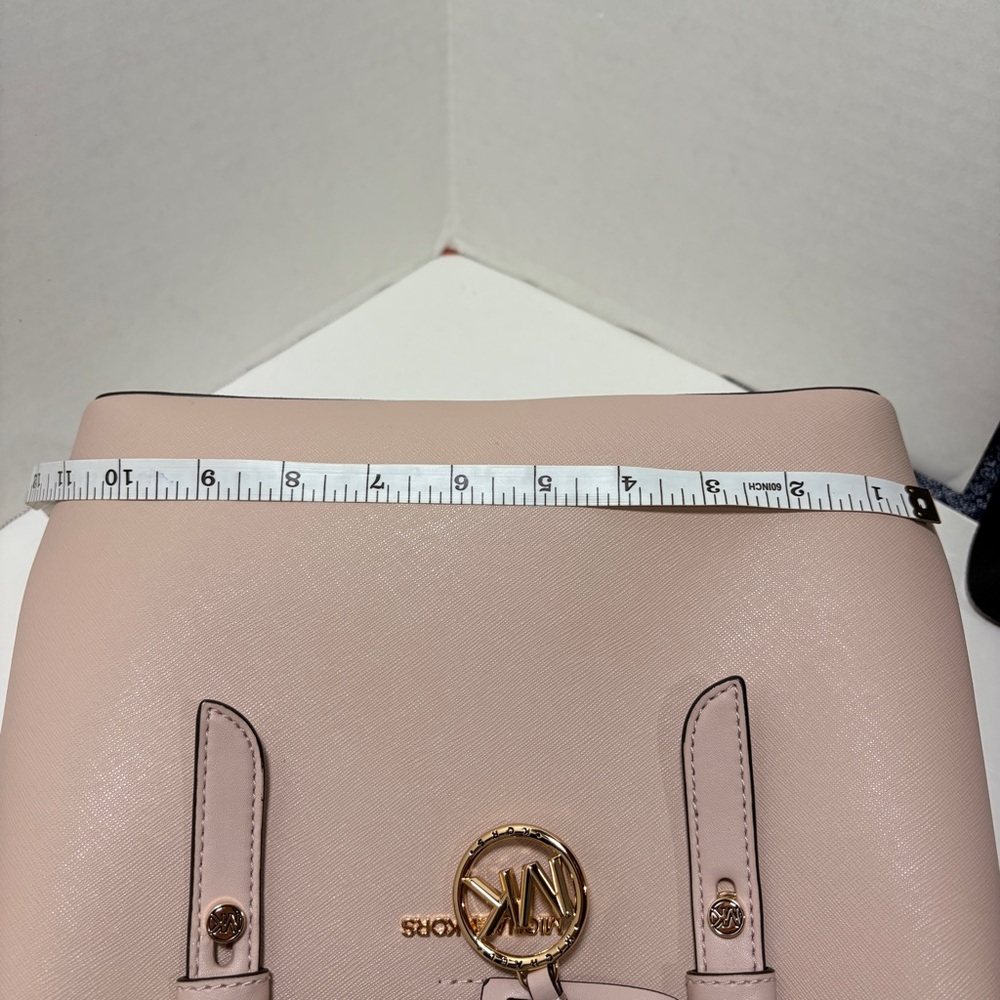Michael Kors Mel Blush Pink Saffiano Leather Tote with Gold Hardware - Picture 6 of 11